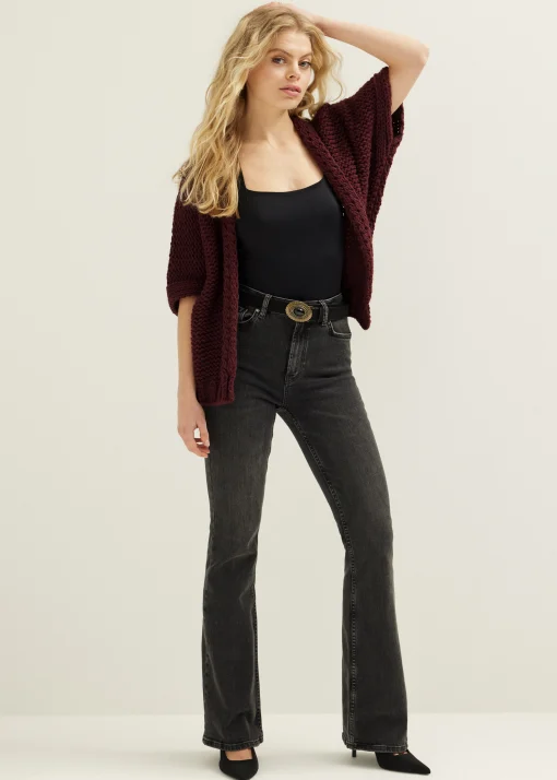 Vest met gevlochten details
