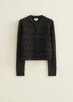 Vest met pailletten