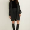 Vest met rib structuur