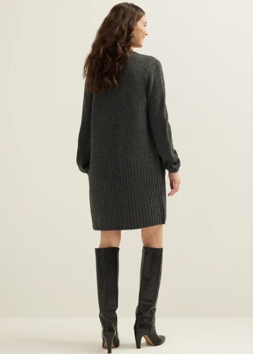 Vest met rib structuur