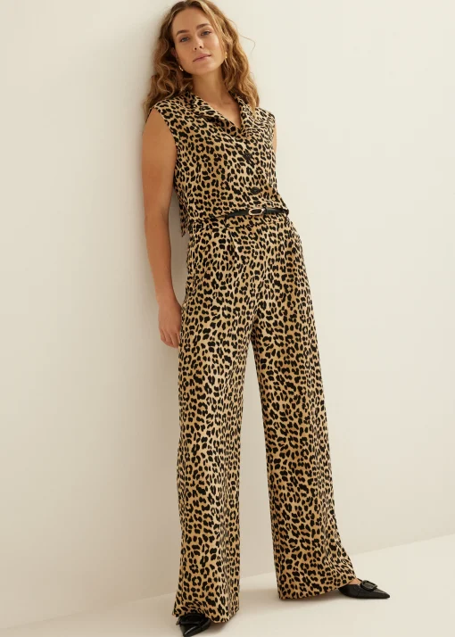 Wide leg pantalon