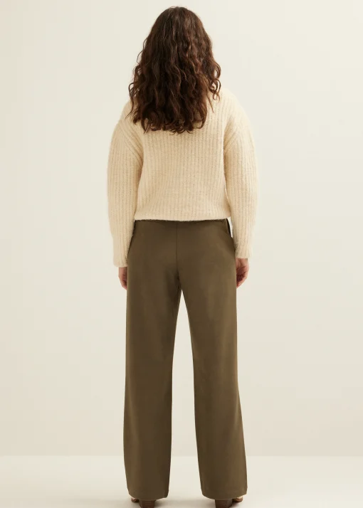 Wijde broek jersey
