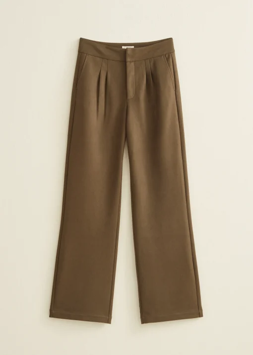Wijde broek jersey