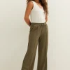 Wijde broek met pintuck