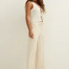 Wijde broek met pintuck