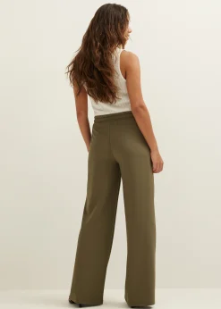 Wijde broek met pintuck