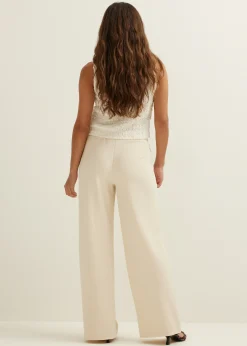 Wijde broek met pintuck