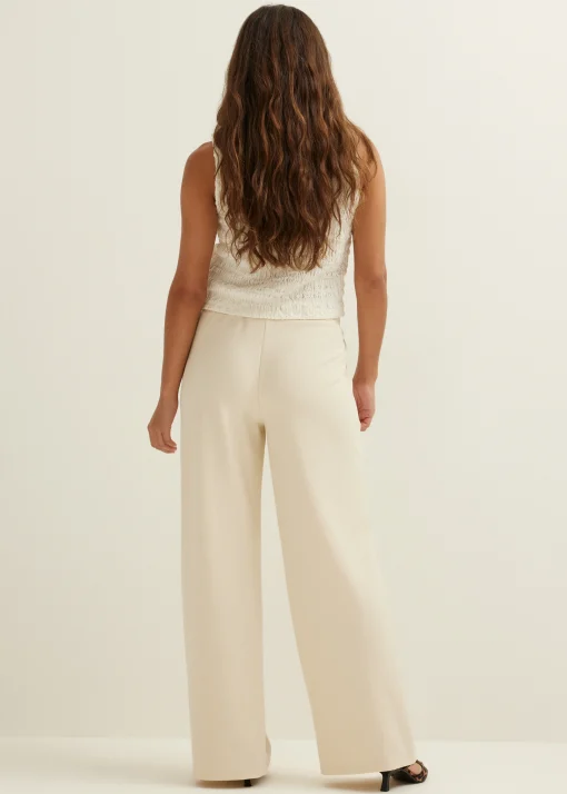 Wijde broek met pintuck
