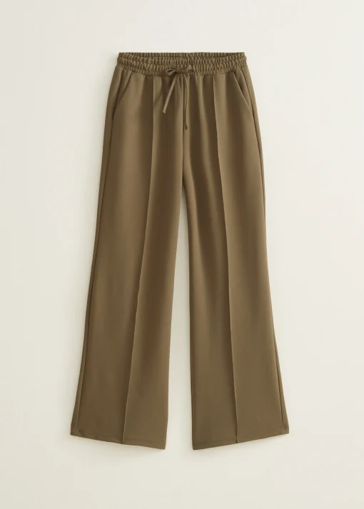 Wijde broek met pintuck