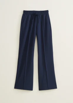 Wijde broek met pintuck
