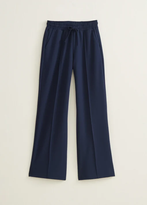 Wijde broek met pintuck
