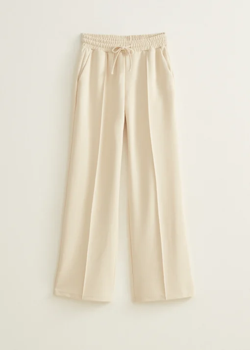 Wijde broek met pintuck